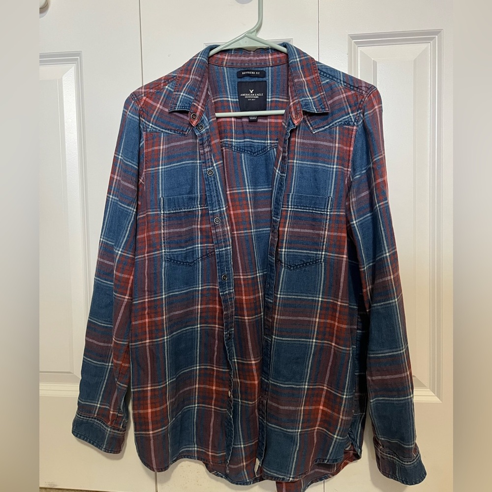 American Eagle Outfitters plaid shirt